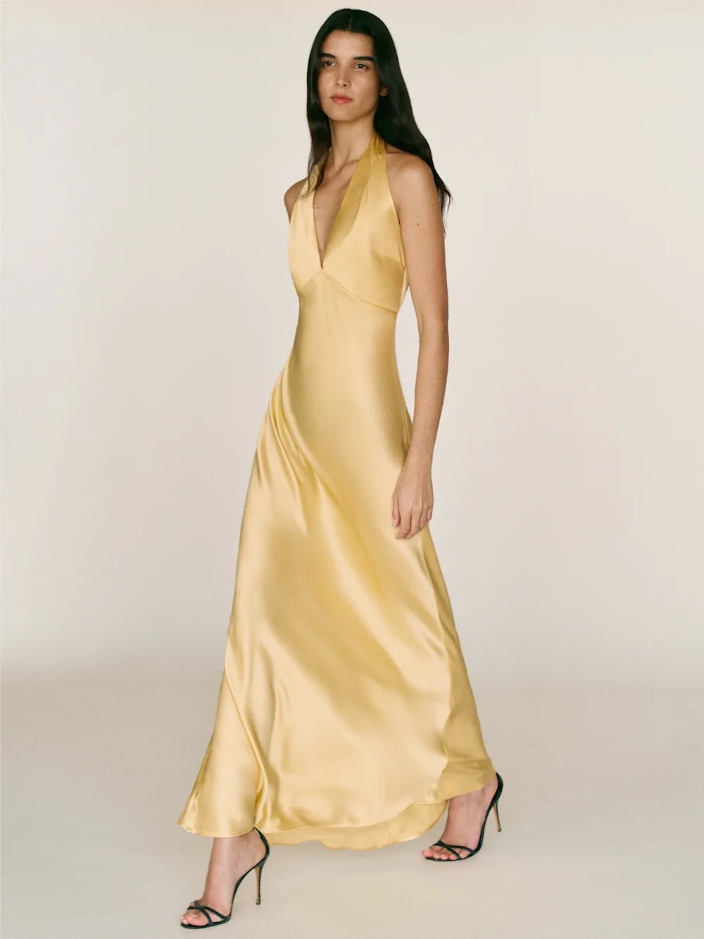 Reformation Daniela Silk Dress
